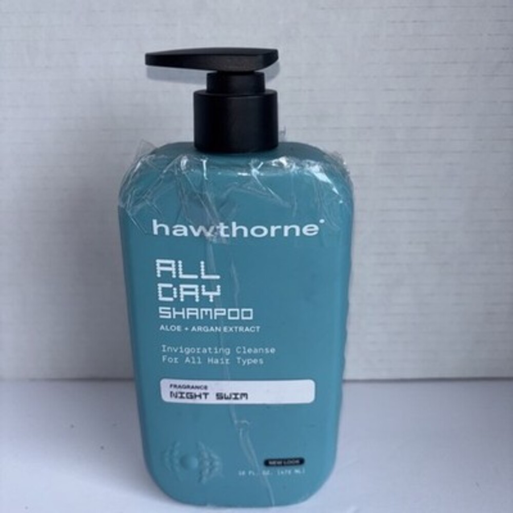 Hawthorne All Day Shampoo Night Swim Aloe Argan Extract 16oz